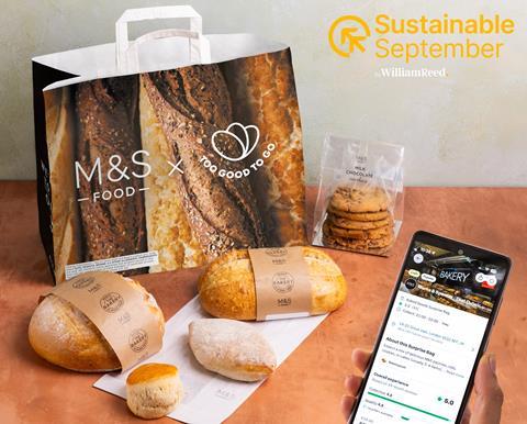 M&S Food partners with Too Good To Go to prevent waste of surplus bakery (1)
