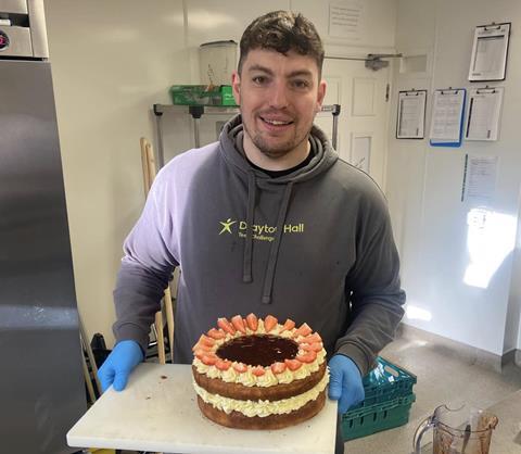 Harry’s Recovery Kitchen - Teen Challenge programme graduate Tommy Tonner displays his progress in bakery training  - 1604x1400
