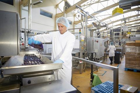 Oreo baked goods manufacturing line at Baker & Baker