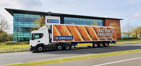 Greggs Logistics lorry