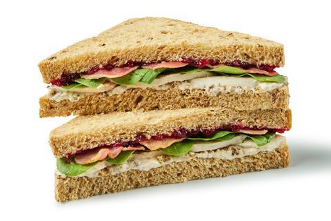 Starbucks Tis the Season sandwich 2024