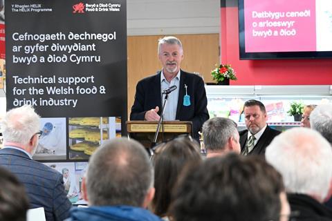 Helix Programme - Welsh deputy first minister Huw Irranca-Davies launches the Project Helix annual report 2024-25 at the Royal Welsh Show - 2100x1400