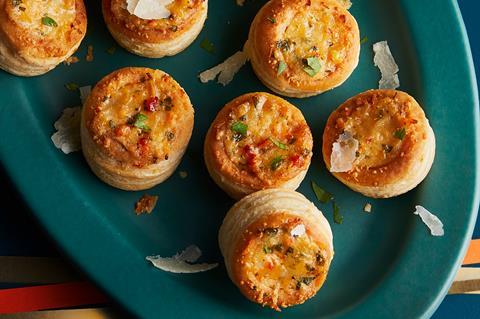 The Lobster Thermidor Vol Au Vents are part of the Waitrose Christmas party food range