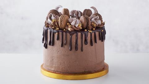 Paul Chocolate Macaron Cake_resized