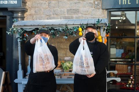 Shop Assistant Katherine Howe and Shop Manager Mel Wilson from Thomas the Baker