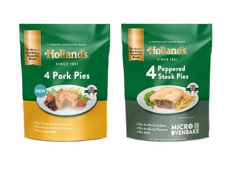 Hollands Pork Pies and Peppered Steak Pies