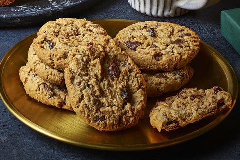 Tesco Christmas 2026 Tesco Finest Free from Dark Choc & Cherry Cookies
