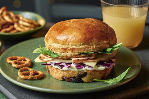 Tesco Christmas 2026 Turkey Pastrami Panettone Style Roll