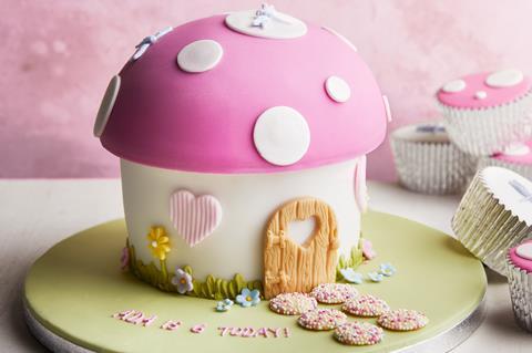 Waitrose's Toadstool Cake