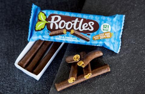 Rootles milk chocolate biscuits