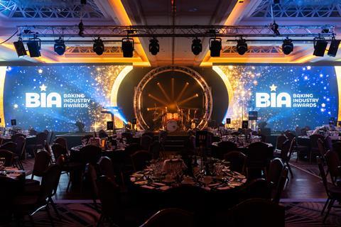 British Baker - Gala dinner set up for Baking Industry Awards 2025