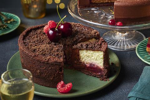 Tesco Christmas 2026 Finest Black Forest Highwall Cheesecake