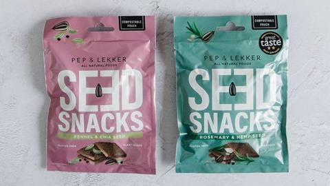 Pep & Lekker's Seed Snacks have gained listings in Sainsbury's