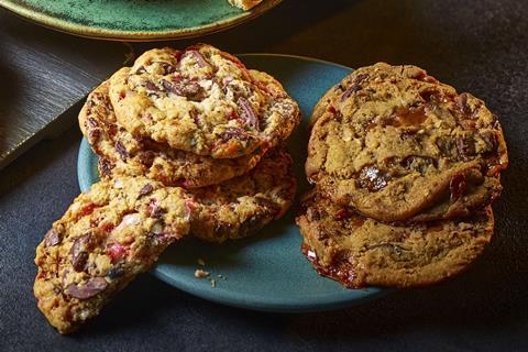 Tesco Christmas 2026 Finest Belgian Chocolate, Hazelnut & Caramel Cookies