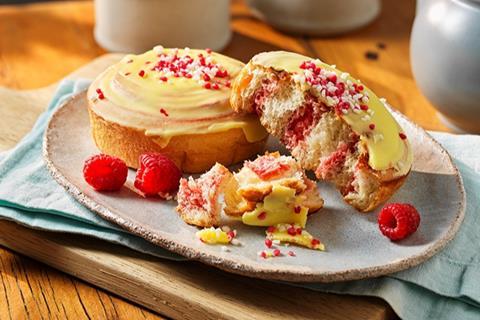 Tesco Jam Trifle Buns