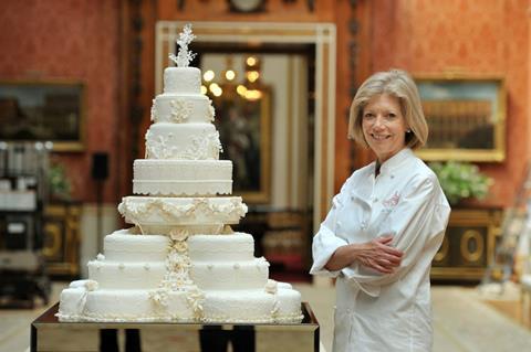 Fiona Cairns royal wedding cake
