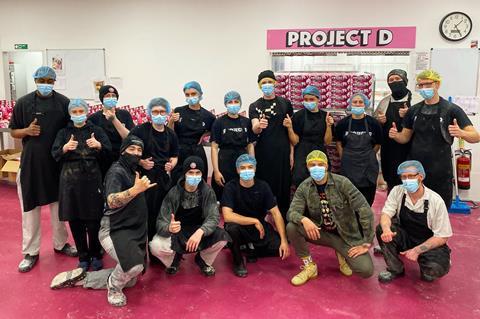 The Project D team in the dream factory