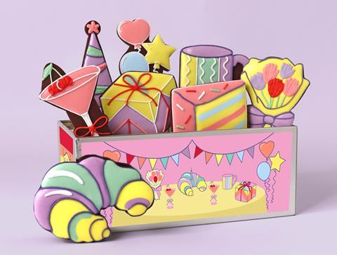 Biscuiteers X Olivia Rubin biscuits