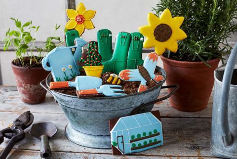 Biscuiteers  - Green fingers tin
