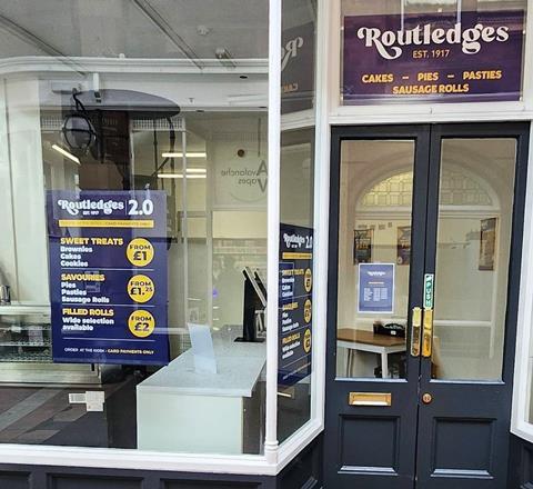 Routledges the Bakers - Recently updated shop inside The Market Hall shopping centre in Carlisle - 1100x100