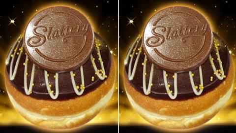 Slattery and Greenhalgh's Chocoholic Choice doughnut