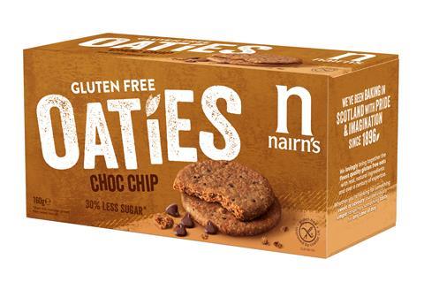 Nairn's Choc Chip Oaties in packaging