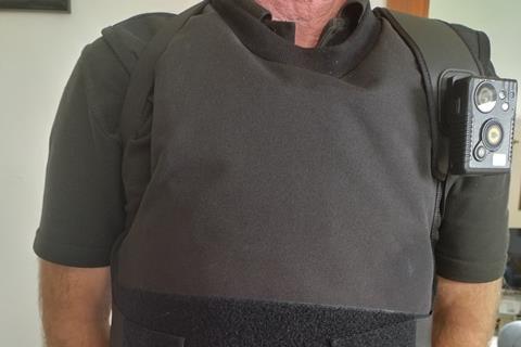 Basco officer in body armour 3